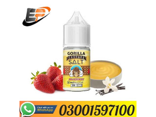 GORILLA CUSTARD Salt Nicotine 30ml Vape Juice In karachi- 03001597100