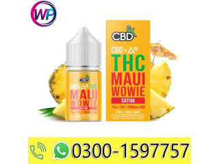 New Delta-9 THC + CBD Vape Juice: Maui Wowie (Sativa) In Pakistan - 03001597757 {Order Now
