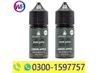 Serene Tree Delta-9 THC Green Apple Vape Juice 1200mg In Islamabad~03001597757