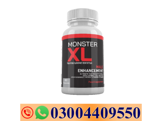Monster Xl Testosterone Booster Male Enhancement 60 Capsules In Kasur- 03004409550