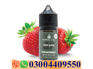 Serene Tree Delta-9 THC Strawberry Vape Juice 1200mg In Pakistan- 03004409550-
