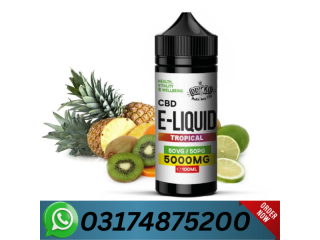 CBD E-Liquid 5000mg Tropical Best CBD Vape Oil In Muzaffargarh - 03174875200