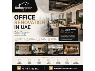 Top Office Renovation Company in UAE – Transform Your Workspace