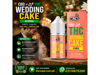 Delta-9 THC Vape Juice – Wedding Cake – Hybrid In Pakistan 03174875200