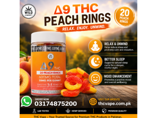 Delta-9 Peach Ring Chews 50mg-500mg Price In Pakistan  03174875200 k