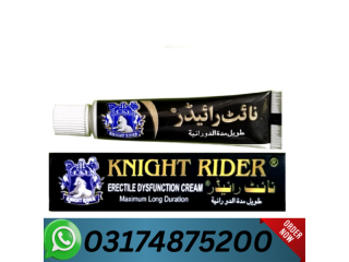 Knight Rider Herbal Delay Cream Price In Pakistan 03174875200