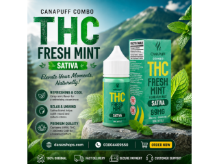 THC Liquid Fresh Mint 30ml In Pakistan- 03004409550