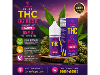 THC Liquid CBC OG Kush 30ml In Pakistan- 03004409550