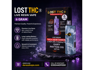 Lost THC-A Liquid Diamond Disposable 6G In Muridke - 03004409550