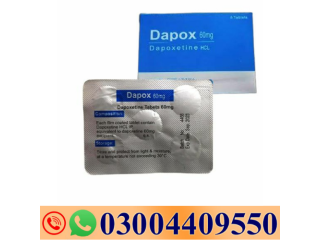 Dapox 60mg Dapoxetine HCI Tablets In Abbottabad- 03004409550