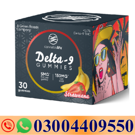 cannabis-life-delta-9-thc-gummies-strawnana-5mg-thc-30ct-in-karachi-03004409550-big-0