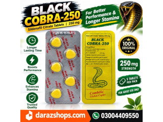 Black Cobra 250mg Timing Tablets In Khanpur 03004409550–