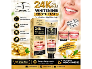 24k Gold Whitening Toothpaste In Taxila 03004409550–
